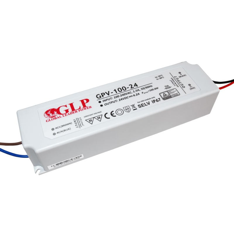 Fuente de alimentación estanca 24V DC - 100W - IP67 - GLP