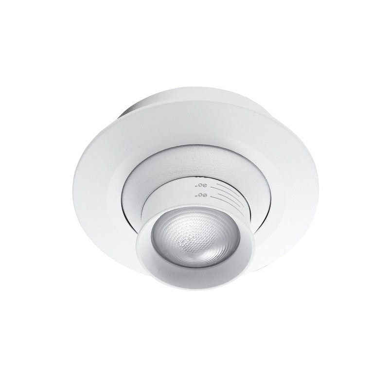 Foco empotrable LED con zoom - Orientable - Chip Cree - 2700K - 3W