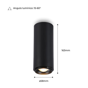 Aplique de techo LED 8W - Ángulo lumínico ajustable - 2800K (19)