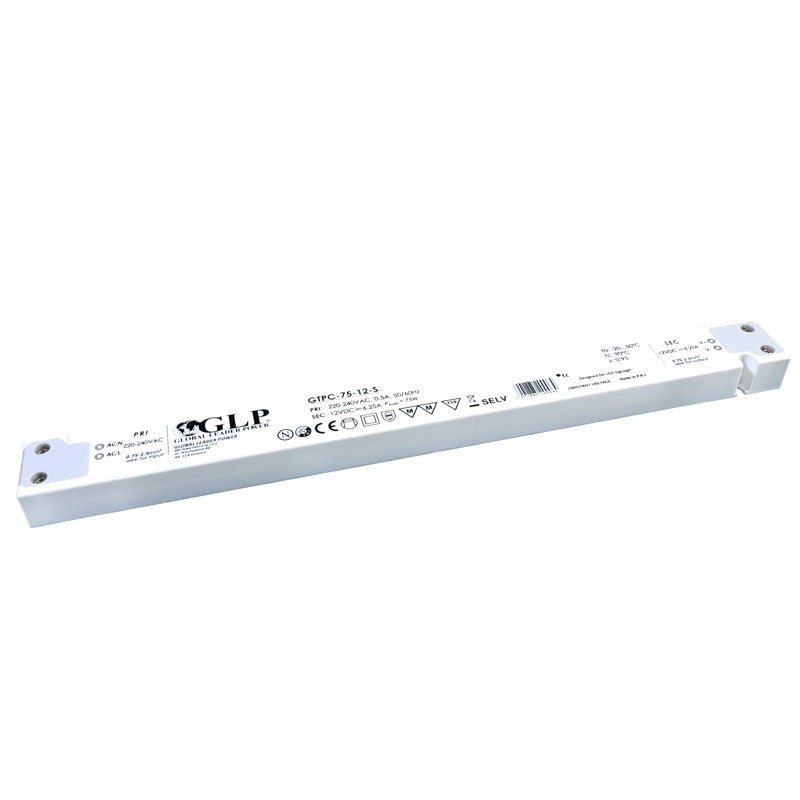 Fuente de alimentación Slim 75W 12V - GLP - Barcelona Led-Material eléctrico