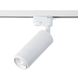 Foco de carril monofásico con ángulo lumínico ajustable y articulado de 8W zoom - Barcelona Led-