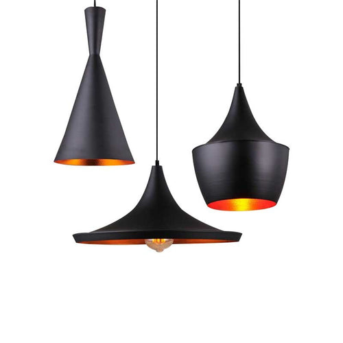 Zestaw 3 skandynawskich lamp wiszących
