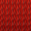 Geflochtenes Elektrokabel aus Seidenstoff Farbe Rot 5