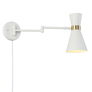 Aplique de pared con brazo articulado y enchufe "SILVA" (3)