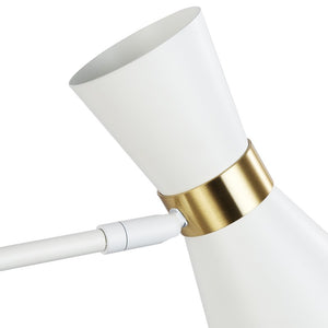 Aplique de pared con brazo articulado y enchufe "SILVA" (5)