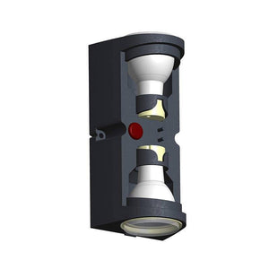 Aplique de pared LED up & down FUMAGALLI MARTA GU10 2x3,5W - Barcelona Led-Decoración