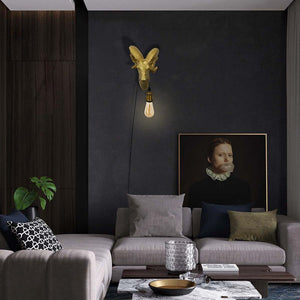 Aplique de pared Muflón Dorado "Capris" E27 (6)