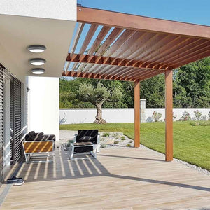 Plafón de exterior estanco de pared o techo FUMAGALLI BERTA E27 IP66 - Barcelona Led-Decoración
