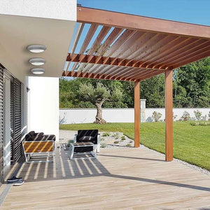 Plafón de exterior estanco de pared o techo FUMAGALLI BERTA E27 IP66 - Barcelona Led-Decoración