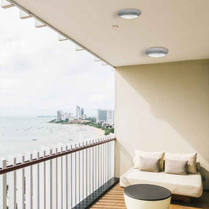 Plafón de exterior estanco de pared o techo FUMAGALLI BERTA E27 IP66 - Barcelona Led-Decoración
