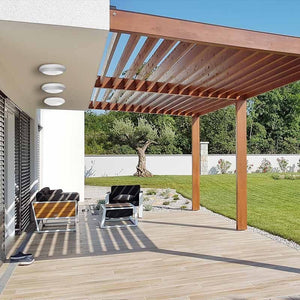 Plafón de exterior estanco de pared o techo FUMAGALLI BERTA E27 IP66 - Barcelona Led-Decoración