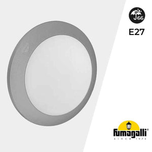 Plafón de exterior estanco de pared o techo FUMAGALLI BERTA E27 IP66 - Barcelona Led-Decoración