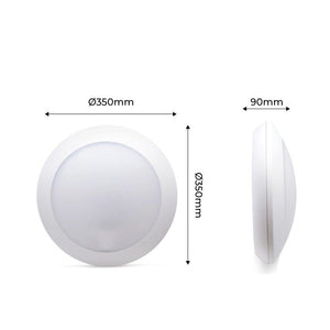 Plafón estanco para techo o pared FUMAGALLI UMBERTA 2x E27 IP66 - Barcelona Led-Decoración
