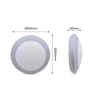 Plafón estanco para techo o pared FUMAGALLI UMBERTA 2x E27 IP66 (30)