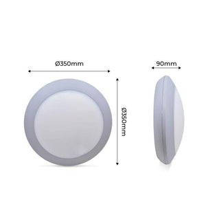 Plafón estanco para techo o pared FUMAGALLI UMBERTA 2x E27 IP66 - Barcelona Led-Decoración