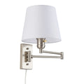 Wall light with articulated arm and