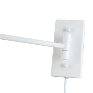 Aplique de pared con brazo articulado y enchufe "Clark" - E27 - Barcelona Led-Decoración
