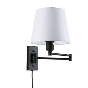 Aplique de pared con brazo articulado y enchufe "Clark" - E27 (19)