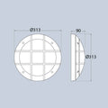 Applique murale nautique FUMAGALLI GELMI-GR E27 IP66 3