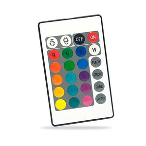 Controlador Tira LED RGB 2 Amp por canal, Control Remoto IR 24 Teclas - Barcelona Led-Control y regulación