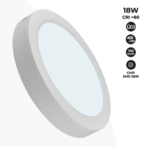 High Efficiency 18W LED Surface Mounted Ceiling Light