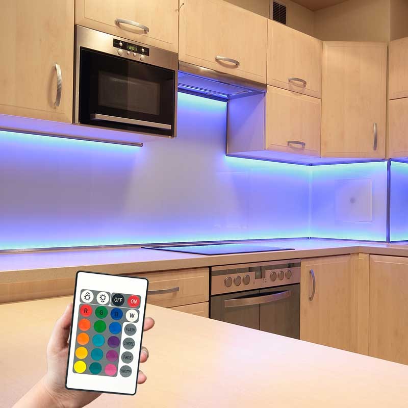 Controlador Tira LED RGB 2 Amp por canal, Control Remoto IR 24 Teclas (1)