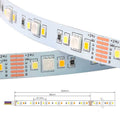 Ruban LED RGB+CCT - 70W - 24V - IP20 - 5 mètres 5