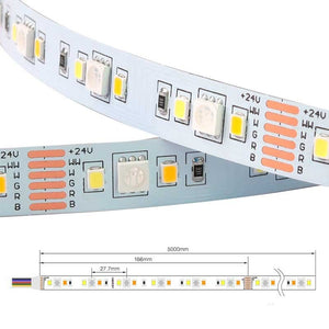 Tira LED RGB+CCT - 70W - 24V - IP20 - 5metros - Barcelona Led-