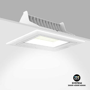 Downlight LED rectangular orientable CCT 38W - Blanco - 120° Driver LIFUD (7)