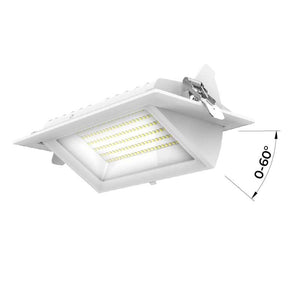 Downlight LED rectangular orientable CCT 38W - Blanco - 120° Driver LIFUD - Barcelona Led-