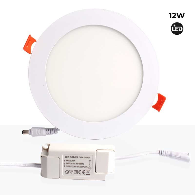 Downlight LED empotrable circular SLIM 12W - Corte Ø155mm - Barcelona Led-