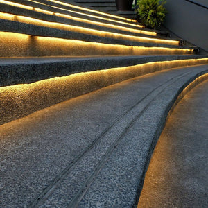 Tira LED 220V - 300W (2400xSMD2835) - 12mm - Apta exterior: IP67 - Rollo 20 metros - Barcelona Led-