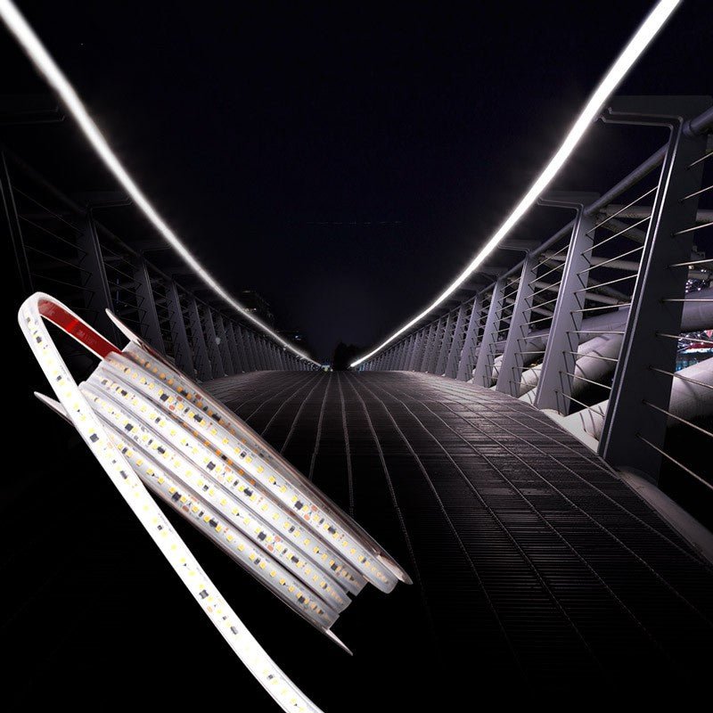 Tira LED 220V - 300W (2400xSMD2835) - 12mm - Apta exterior: IP67 - Rollo 20 metros - Barcelona Led-