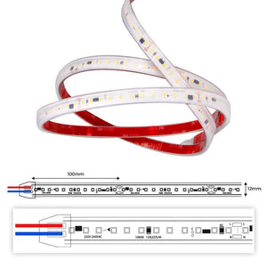 Tira LED 220V 75W (600xSMD2835) 12mm IP67 Rollo 5 metros - Barcelona Led-