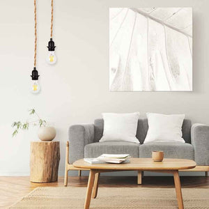 Lámpara colgante de madera y cuerda para bombilla E27 130cm - Barcelona Led-