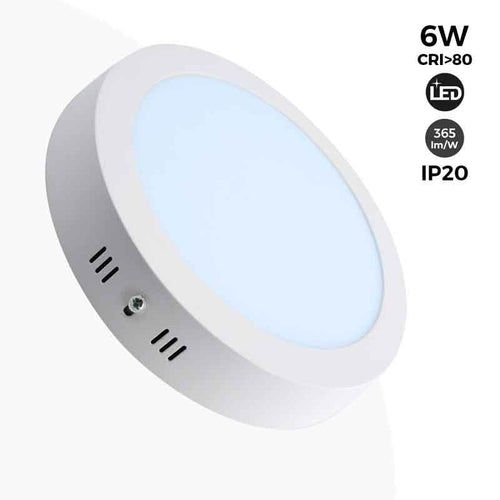 Circular LED ceiling light - 6W - Ø11.5cm - 365lm