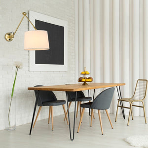 Aplique de pared cilíndrico con diseño clásico y articulado "ELBOW" E27 - Barcelona Led-Decoración