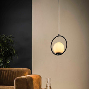 Lámpara colgante bola cristal "KATE" - E27 - Barcelona Led-Decoración