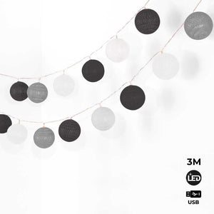 Guirnaldas decorativas de luces LED USB - Barcelona Led-