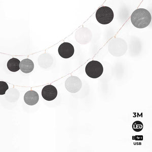 Guirnaldas decorativas de luces LED USB (5) & Guirnaldas decorativas de luces LED USB