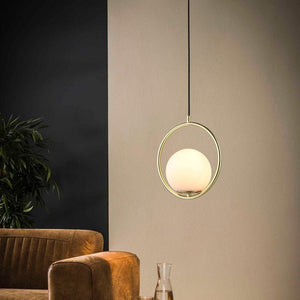 Lámpara colgante bola cristal "KATE" - E27 - Barcelona Led-Decoración