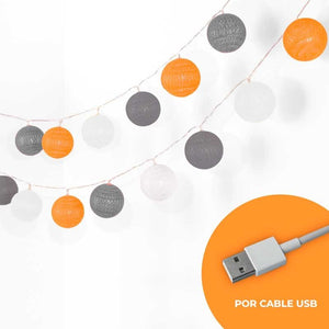 Guirnaldas decorativas de luces LED USB - Barcelona Led-