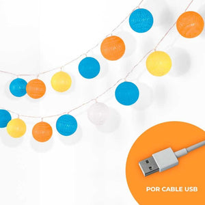 Guirnaldas decorativas de luces LED USB - Barcelona Led-