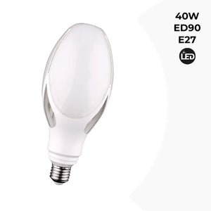 Bombilla LED ED90 E27 para farola 40W & Bombilla LED ED90 E27 para farola 40W