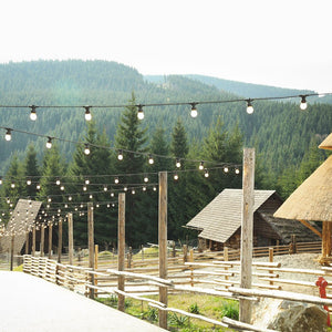 Portalámparas E27 para Guirnalda de Cable Plano IP44 (10)