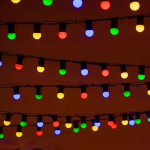 Bombilla de colores LED E27 G45 - 1W (18)