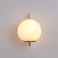 Opalglaskugel Wandleuchte „Margaret“ 2