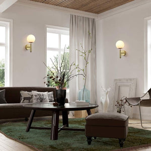 Aplique de pared bola cristal "Elsa" - E14 - Barcelona Led-Decoración
