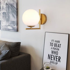 Aplique de pared bola cristal "Margaret" - Barcelona Led-Decoración