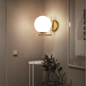 Aplique de pared bola cristal "Margaret" - Barcelona Led-Decoración